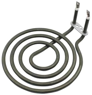 1pc SUS304 220v Electric Tubular Heating Element Cook-top Stove Surface Burner Air Coil Heater Replacement 1kw/1.2kw/1.5kw(220v 1200w)