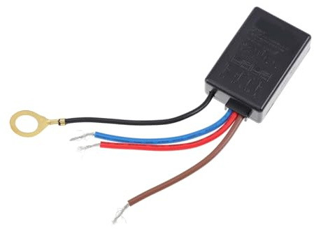 LALAFINA Lámpara de Mesa Regulador de Intensidad Táctil y Sensor de Inducción, Control Versátil en Plástico Negro para Atenuación Continua Estilo Aleatorio