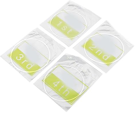 Yctze 4PCS Nylon Ukulele String Set - Clear Hell Sound, Einfache Installation, Universelle Passform für die Meisten Ukulelen für Spieler
