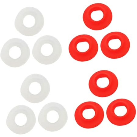 JECOMPRIS 12 pièces Gasket pour Bouteille à Bascule Étanche Joint de Remplacement pour Bouteilles de Bière Soda et Vin et Facile à Installer Kit de Joints de Bouchon Rouge et Blanc