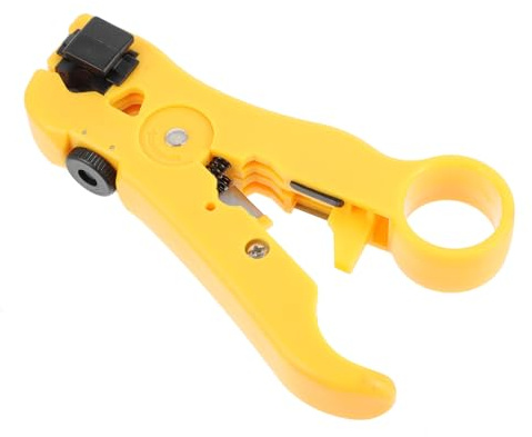 HOLIDYOYO Pelacables Multifuncional con Muelle Ahorro Esfuerzo para Electricidad y Corte de Cables Coaxiales Datos