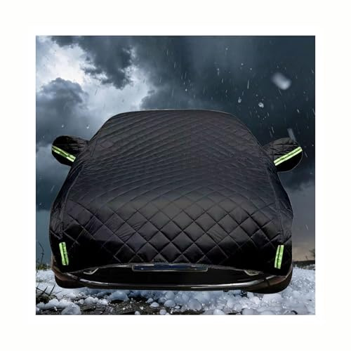 Media Funda Coche Antigranizo para Renault Symbioz 2024-, Funda Coche Exterior Impermeable, 4 Capas Acolchado Grueso Anti-Impacto, Resistente Granizo Sol Lluvia UV Nieve