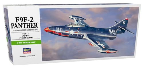 Hasegawa 1:72 Scale F9F-2 Panther Model Kit