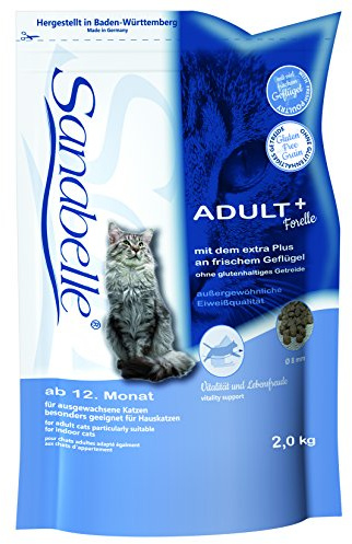 Sanabelle Adult mit Forelle | Katzentrockenfutter für ausgewachsene Katzen (ab dem 12. Monat), 1 x 2 kg