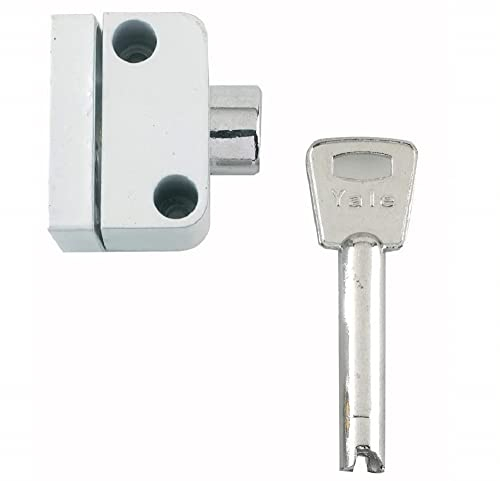Yale 8K102 Push Button Window Lock White Finish Visi