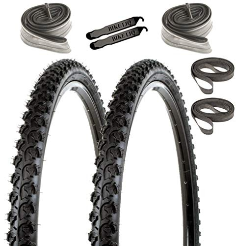 Sun-Lite K831 Alpha Bite A-Bite Black OEM Mountain Bike Tire Bundle 26 x 1.95