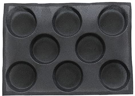 YARNOW 1 Stk Brotbackform Aus Silikon Donut-kuchenform Silikon Form Donutform Kreative Keksform Muffinblech Mit Antihaftbeschichtung Hamburger-brötchenpfanne Torte Erröten Material Kerze