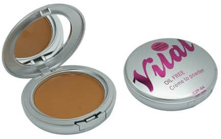 Smooth Perfection: Cream to Powder Foundation Makeup - Achieve a flawless finish, long-lasting coverage, and silky texture with this versatile powder foundation (C2P: A004, One Size)