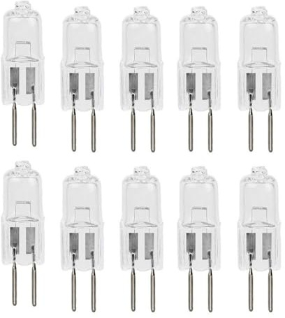 UGEFKMQ Halogen Leuchtmittel G5.3 12V 35W Dimmbare Kapselglühlampen G5.3 20W 12V Halogenlampen 2 Pin Dimmbar für Innenbeleuchtung Warmweiß 10PC 35W