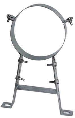Folpus Supporto per tubo, accessori per attrezzature per caminetti, per uso domestico, distanza dalla parete di 30 cm, morsetto per rivestimento canna, per Tubo Da 200 Mm