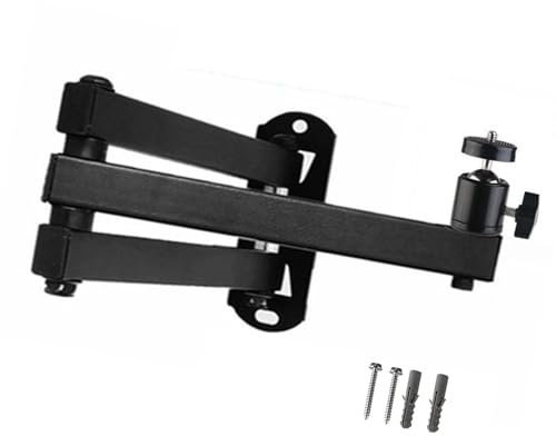 ZwaitL Foldable Projector Hanging Holder Wall Mount Stand With 1/4 Screw Size For Secure Ceiling And Wall Mounting Rack