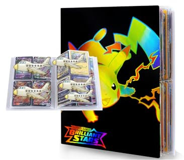 Colour Talk Raccoglitore carte, Album di carte 4 tasche, 30 pagine Capacità 240 carte (TOP5)