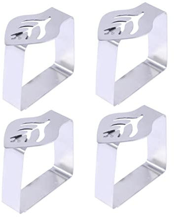 CHICAMPERA Pinzas para Manteles Inoxidable Sujetamanteles Ajustables 8 Piezas Resistentes Fáciles de Usar para Boda Fiesta Picnic