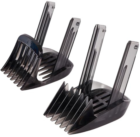EIROVYA 2 PCS Ersatz-Haarschneidekamm haarschneider aufsatz haarschneidemaschine aufsätze Kammaufsatz Kompatibel mit HC9450 HC9490 HC7460 HC9452（1-7 mm + 7-24 mm）