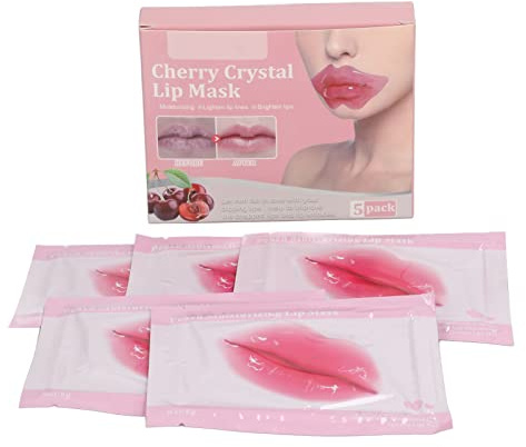 Les patchs à lèvres de 5 pièces nourrissent hydratant hydratant réduit les lignes lisses et lisses exfoliantes blocs de soin des lèvres