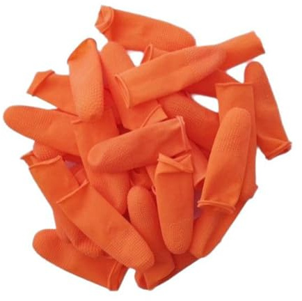 ASHLUYAK Manicotti per Dita in Lattice Antiscivolo Traspiranti per La Produzione Gioielli Lavori Magazzino E Applicazioni Laboratorio Guanti Monouso