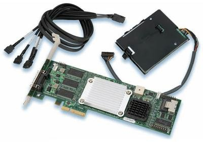 Intel SRCSAS144E 3Gbit/s Raid Controller (SAS, Serial ATA II, mittlere Höhe (niedriges Profil), 0, 1, 5, 10, 128 MB, 3 Gbit/s, AXXRSBBU3)