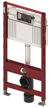 Tece, Modulo WC Teceprofil con cassetta di risciacquo, altezza montaggio: 1120 mm, 90/110 mm, 9300000, red
