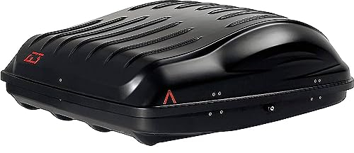 BOX AUTO PORTATUTTO DA TETTO G3 REEF 390 NERO OPACO - BAULE PORTAPACCHI