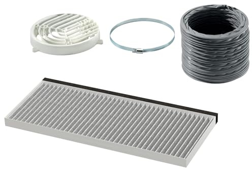 Bosch DWZ1IT1I4 Accessories for Cooker Hoods, Clean Air Standard Recirculation Kit (4 Pieces), Made in Germany