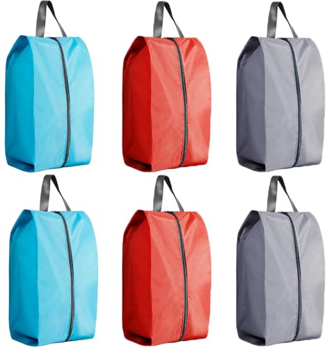 Schuhtasche Reise 6 Set, Schmutzabweisende Schuhtaschen, Schuhtasche für Koffer, Schuhtasche mit Reißverschluss für Reisen oder Aufbewahrung zu Hause