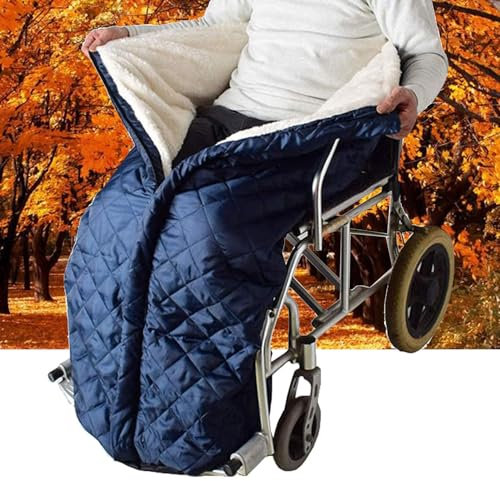 Joyfitness Rollstuhlsack, Fußsack, Schlupfsack für den Rollstuhl, Rollstuhlbezug für Erwachsene, universelle Passform für manuelle und elektrische Rollstühle
