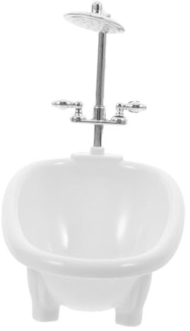 HEMOTON Mikro Badewanne Puppenbadewannen Spielzeug Mini Puppenhaus Badewannen Puppenspielzeug Badewanne Puppenhaus Toilette Puppenhaus Miniaturmöbel Mini Badewannen Spielzeug