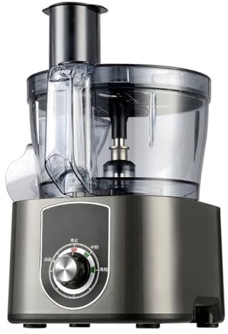 LYFDPN Tritatutto Elettrico per Verdure trituratore trituratore Professionale per Verdure Multifunzionale con Acciaio Inossidabile, taglierina per Frutta (Grey)