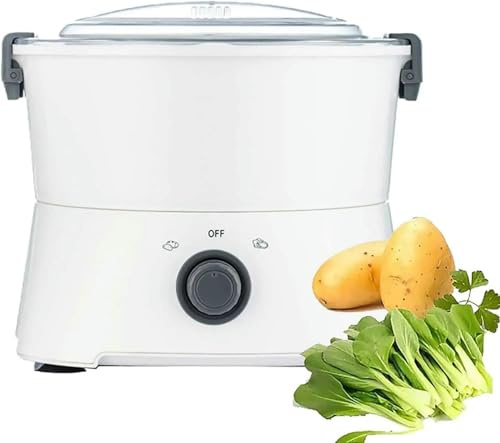 Pelapatate elettrico Pelapatate elettrico per verdure, pelapatate elettrico da cucina, macchina per pelare automatica, azionamento con un pulsante, sicuro ed efficiente per uso domestico e c