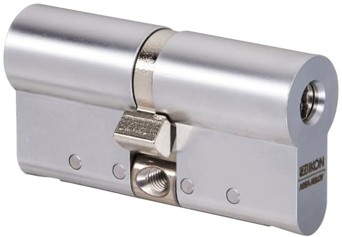 IKON ABLOY PROTEC² Doppelzylinder 45/40 | Schließzylinder Profilzylinder mit Not- und Gefahrenfunktion | Exzellenter Pickingschutz & Kopierschutz | Modular | Sicherungskarte + 5 Schlüssel mit Farbpin