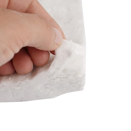 Zilimontt 3 piezas de fibras de calcio y magnesio y silicato para chimenea, cobija de seguridad para chimeneas, hornos de chimenea y quemadores de gel, alta 1206 °C, color blanco, (30 x 10 x 1,5 cm)
