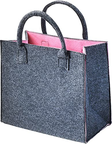 Kobolo Filztasche Shopper Einkaufstasche Filz Freizeittasche Bag Rosa