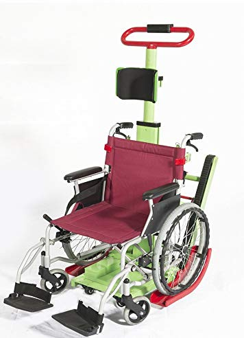 GZZ 2018 Treppensteigen Rollstuhl Elektrisch im Obergeschoss Rollstuhl Oben Spezialfahrzeug Behinderten Treppensteiger,Grün,63 * 56 * 112cm