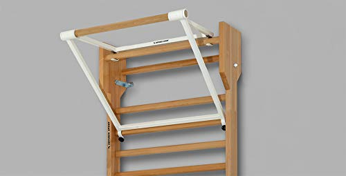 ARTIMEX Klimmzugbügel für Sprossenwand, zusammenklappbar - Wird in Heimen, Fitnessstudios oder Fitnesscentern für Training und Fitness verwendet, Artikelnr. 248 (Weiß)