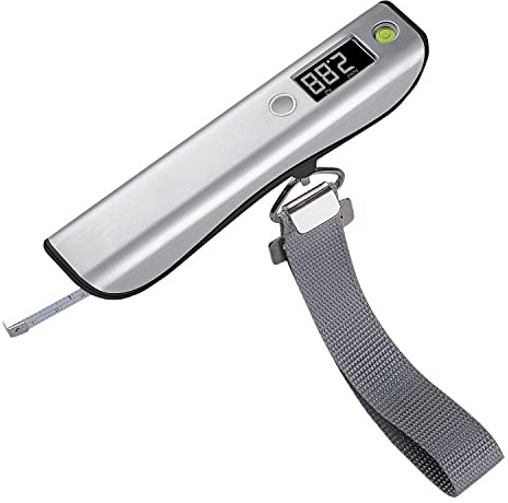 éChelle de Valise Portative Affichage à LED 50Kg/110Lb de Bagage NuméRique pour Sac de Voyage Balances Suspendues de Pesage