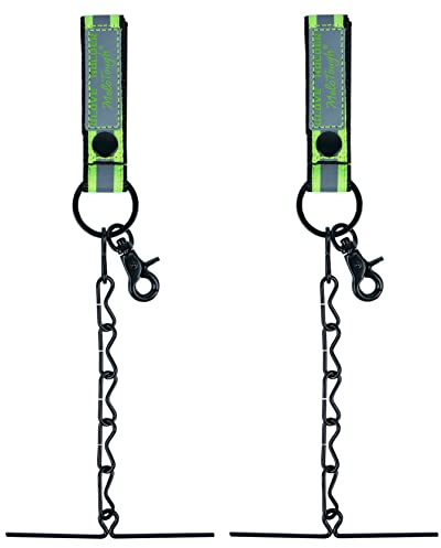 MELOTOUGH Tape Thong for Tool Belt Waist Electricians Tape Holder Chain with Keyring and Trigger snap Hook