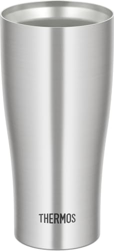 Thermos JDY-420 S Vacuum Insulated Tumbler, 14.2 fl oz (420 ml), Stainless Steel, Dishwasher Safe, Magic Bottle Structure, Hot or Cold Retention