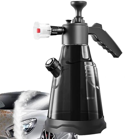 MLqkpwy Spruzzatore schiumogeno per lavaggio auto, spruzzatore di schiuma per auto,Annaffiatoio manuale per lavaggio auto | Spruzzatore a pompa da giardino portatile, spruzzatura d'acqua a