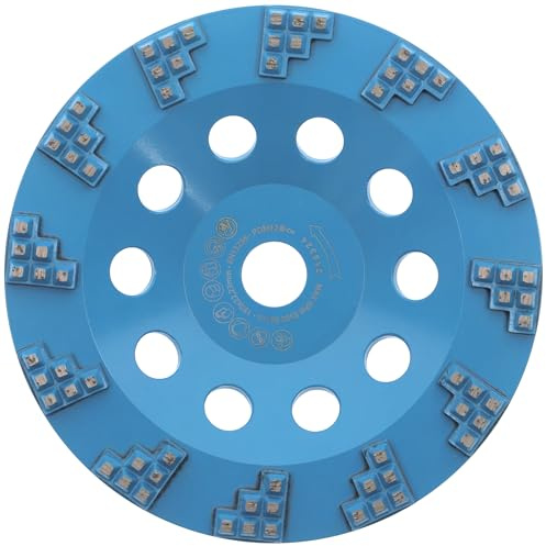 PRODIAMANT Profi Diamant-Schleiftopf 180 mm x 22,23 mm – Aggressiver Schleifer für Epoxy Versiegelungen & Beschichtungen – Hoher Materialabtrag