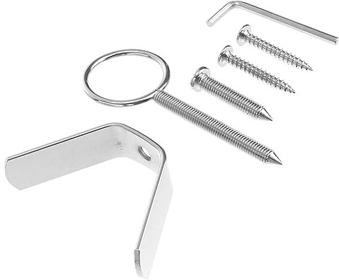 GREENADSCAPE 6pcs Ham Rack Set Spanish Prosciutto Slice Stand Holder Easy Install Iron for Home Hotel