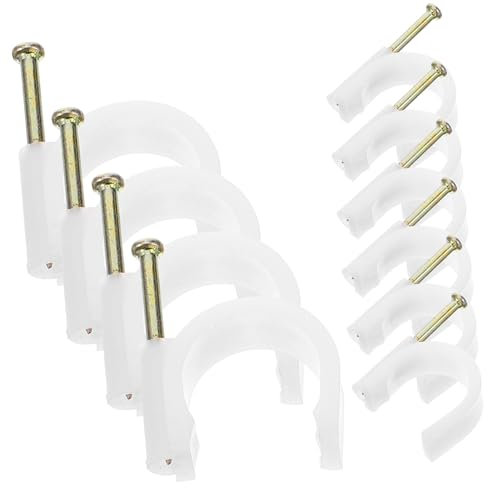 UKCOCO 50piezas Grapas Para Cables De Extensión Grapas Para Cables Clavos Para Ethernet