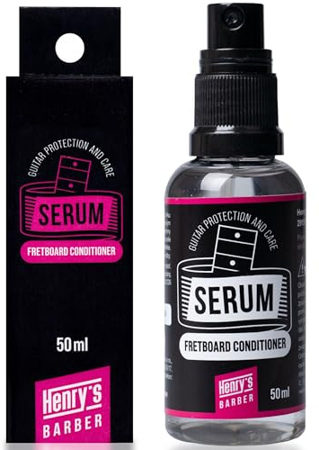 Henry’s Griffbrett Serum – Gitarrenpflege Set, Fretboard Conditioner & Griffbrett Lemon Öl Alternative für Gitarre & Bass, reinigt und pflegt das Holz, schützt vor Austrocknung& Rissen