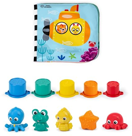 Baby Einstein Ocean Explorers Opus Bath Pals 11-Piece Bath Gift Set, Ages 3+ Months