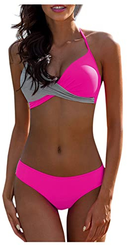 uxxnjfg 2025 Conjuntos De Bikinis para Mujer Brasileño Talla Grande Bikini Braga Alta Tanga Trikinis Mujer Sexy Elegante Beachwaer Swimsuits