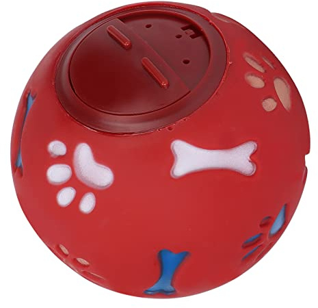 Pssopp Balle de Nourriture pour Chien à Fuite, Balle de Friandises Multifonction ABS pour Chiens, Option d'alimentation Lente, Jouet de Distribution de Nourriture Réglable pour Animaux de Compagnie