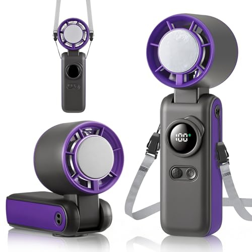 Starvortex Ventilador Portátil de Mano Turbo con Refrigeración, 6000mAh