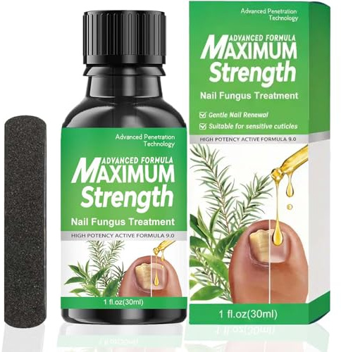 30ML Nail Fungus Treatment for Toenails & Fingernails, Repairs Damaged Nails, Strengthens Nail Health, Fast-Acting Clear Infection Solution
