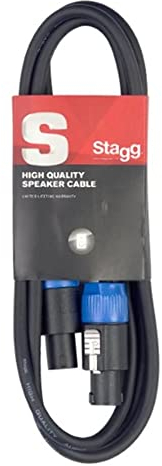 Stagg SSP2SS15 Cavo S Serie per Cassa da Speakon, SPK to SPK, 2m