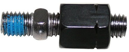 Spiegeladapter M8 LH, schwarz, f. Stiele m. M8