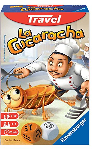 Ravensburger - La Cucaracha Llévala contigo, Juego de Mesas para Niños 6 Años, Regalos para Niños a Partir de 6 Años, Juegos de Mesa Familia, Versión en Español
